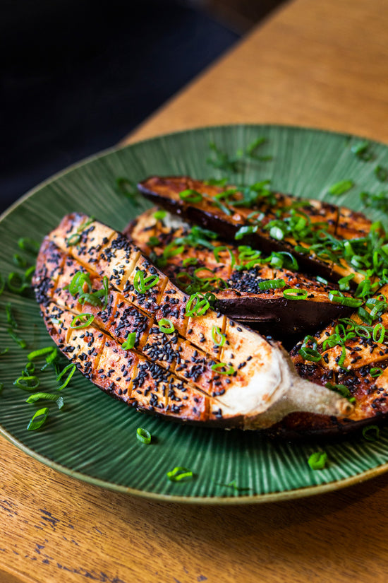 K-BBQ Baked Aubergine Recipe