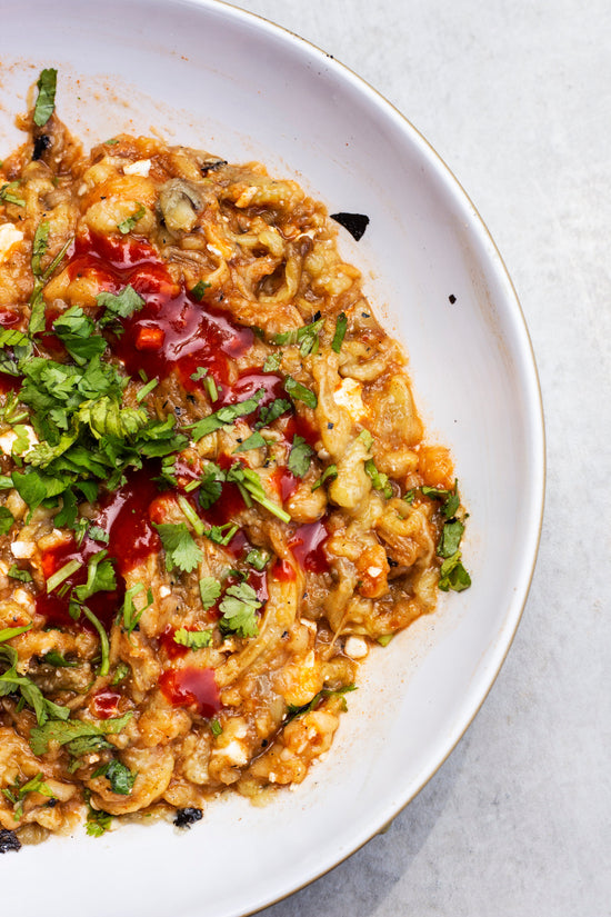 Korean Hot BBQ Baba Ganoush