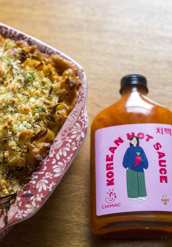 Korean Hot Mac & Cheese