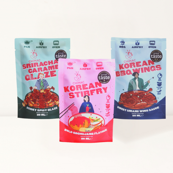Sachet three pack